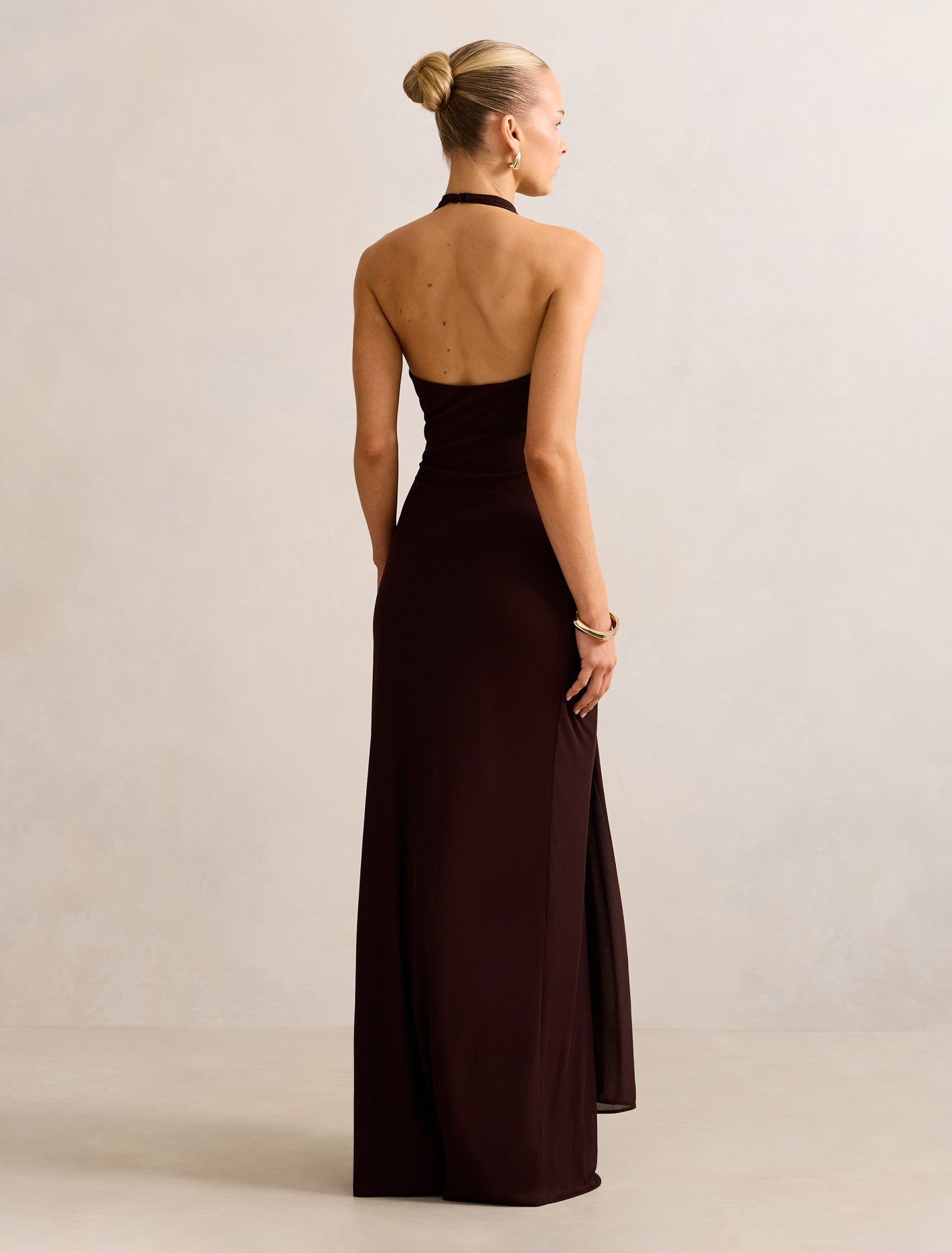 Abby Halter Mesh Maxi Dress Forever New