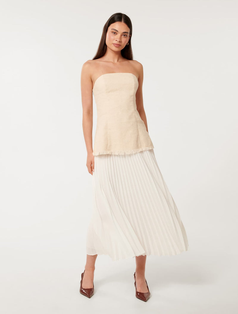 Hailee Pleated Skirt Forever New