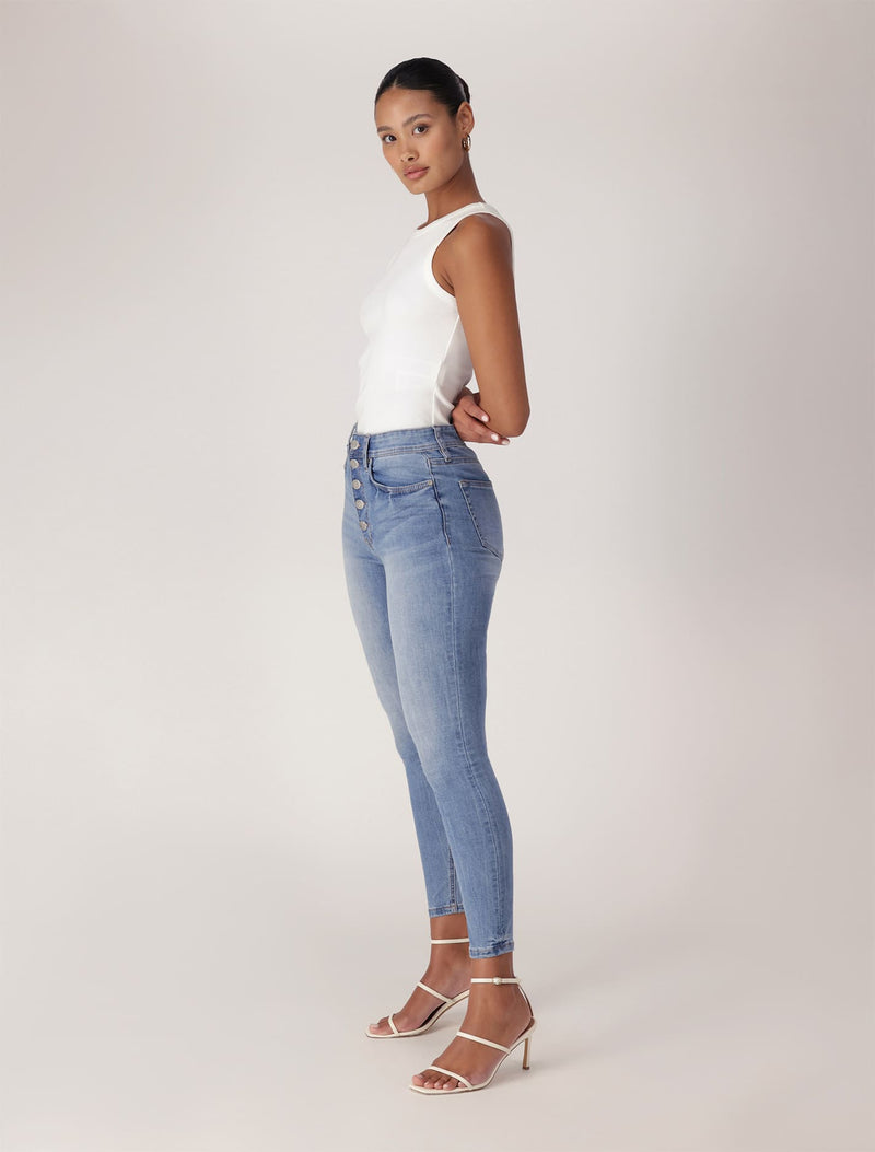 Ashley Mid-Rise Ankle Skinny Jeans Forever New