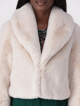 Amelia Cropped Fur Coat Forever New