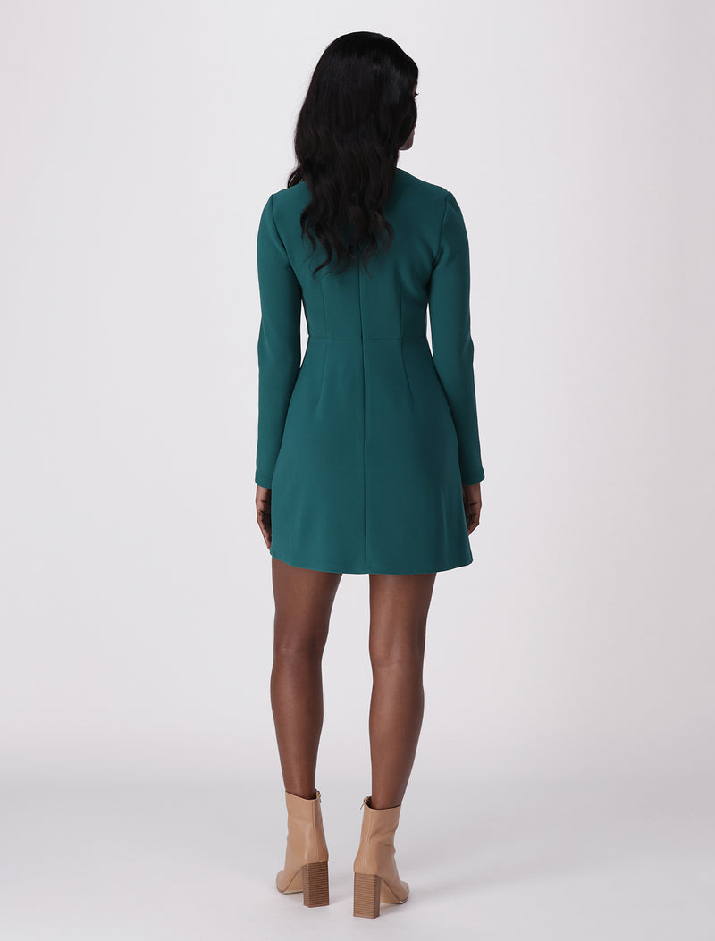 Jinny Long Sleeve Mini Dress Forever New