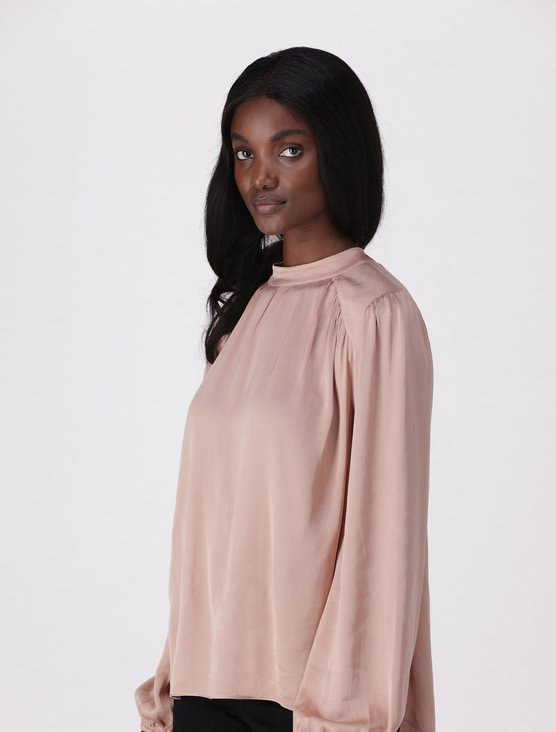 Gilli Gather Satin Shell Blouse Forever New