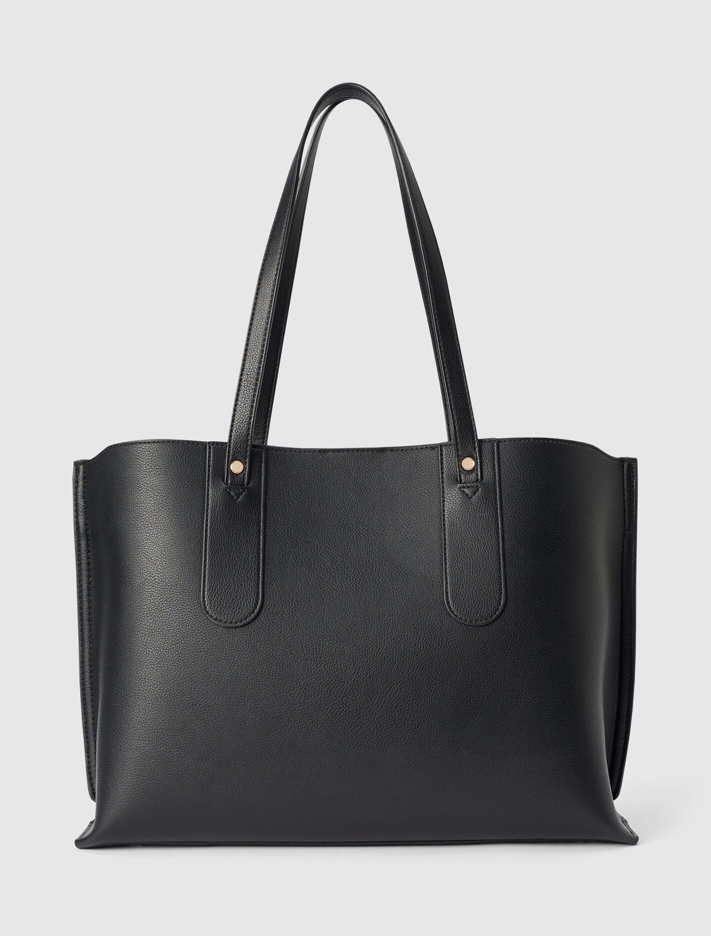 Clarissa Tag Laptop Tote Bag 0 Black Forever New