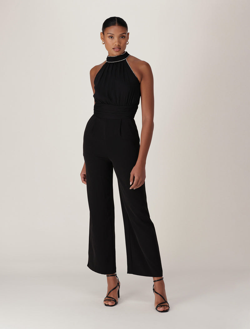 Lauren Halter Diamante Jumpsuit Forever New