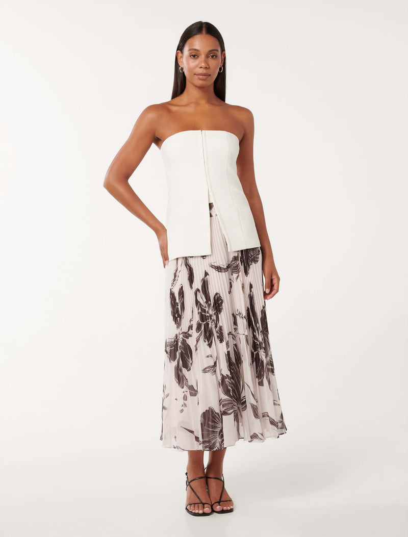 Aurora Pleated Skirt Forever New