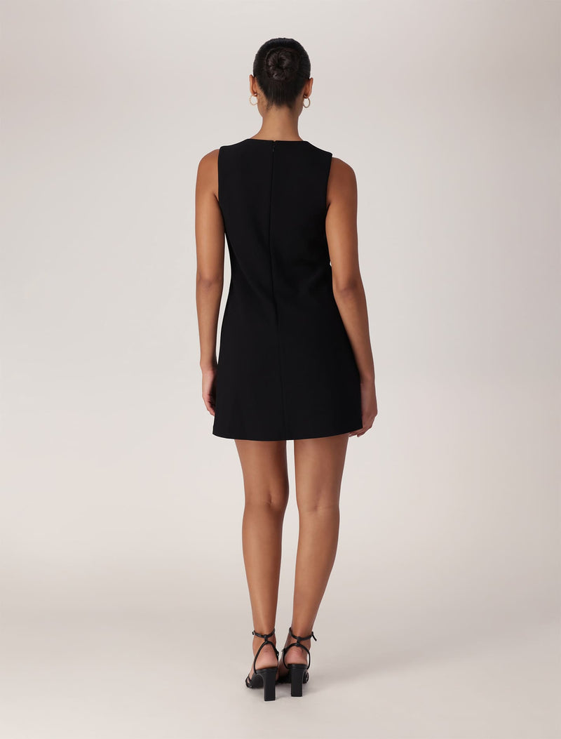 Kobe V-Neck Mini Dress Forever New