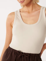 Nori Scoop Front Tank Top Forever New