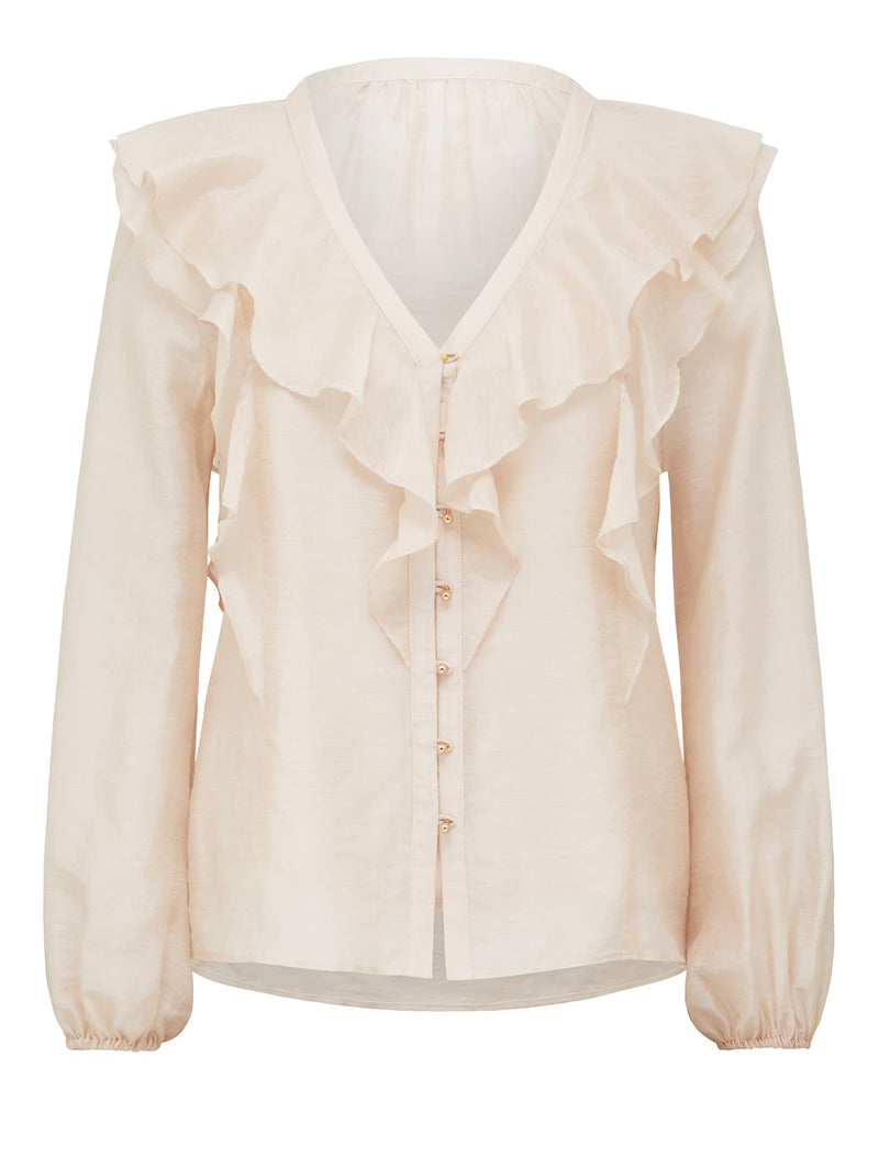 Sandy Ruffle Blouse Forever New