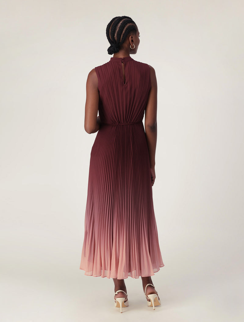 Phillipa Pleated Midi Dress Forever New