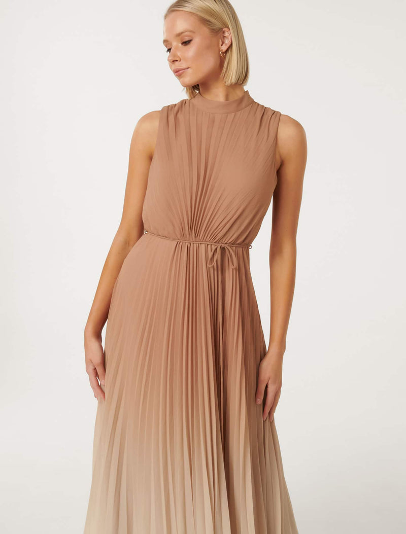 Phillipa Pleated Midi Dress Forever New