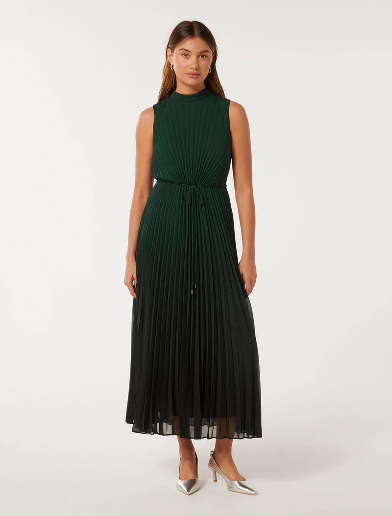 Phillipa Pleated Midi Dress Forever New