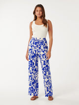 Livy Printed Linen Pants Forever New