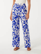 Livy Printed Linen Pants Forever New