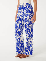 Livy Printed Linen Pants Forever New