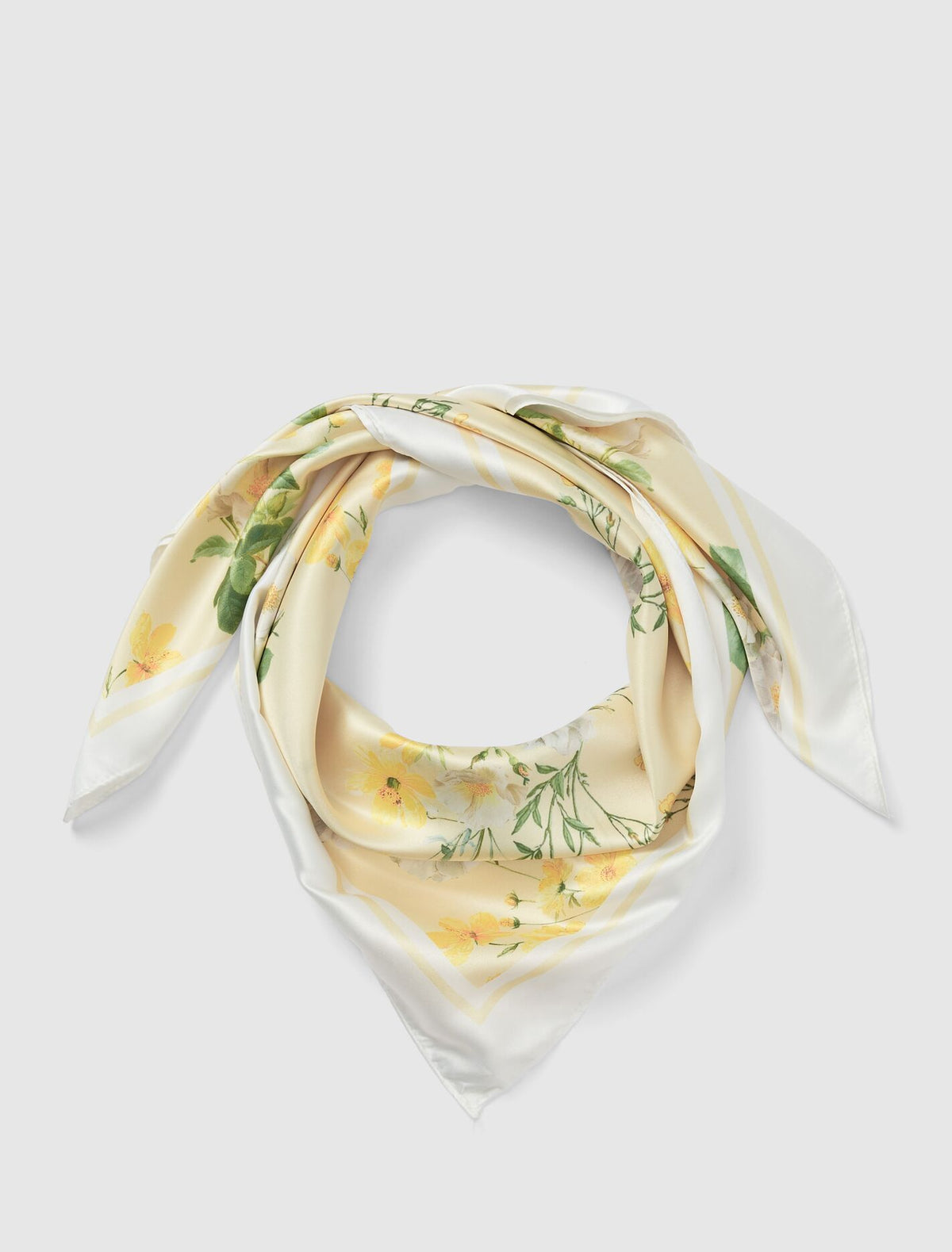 Gabbie Satin Scarf 0 Saffia Ditsy Forever New