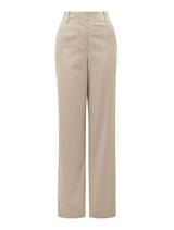 Bonnie Button Straight Leg Pants Forever New