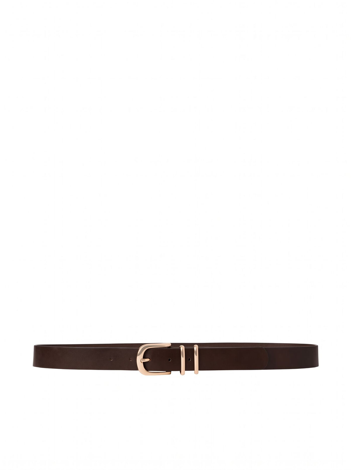 Darcy Double Keeper Jeans Belt Chocolate Forever New