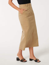 Farrah Pintuck Maxi Skirt Forever New