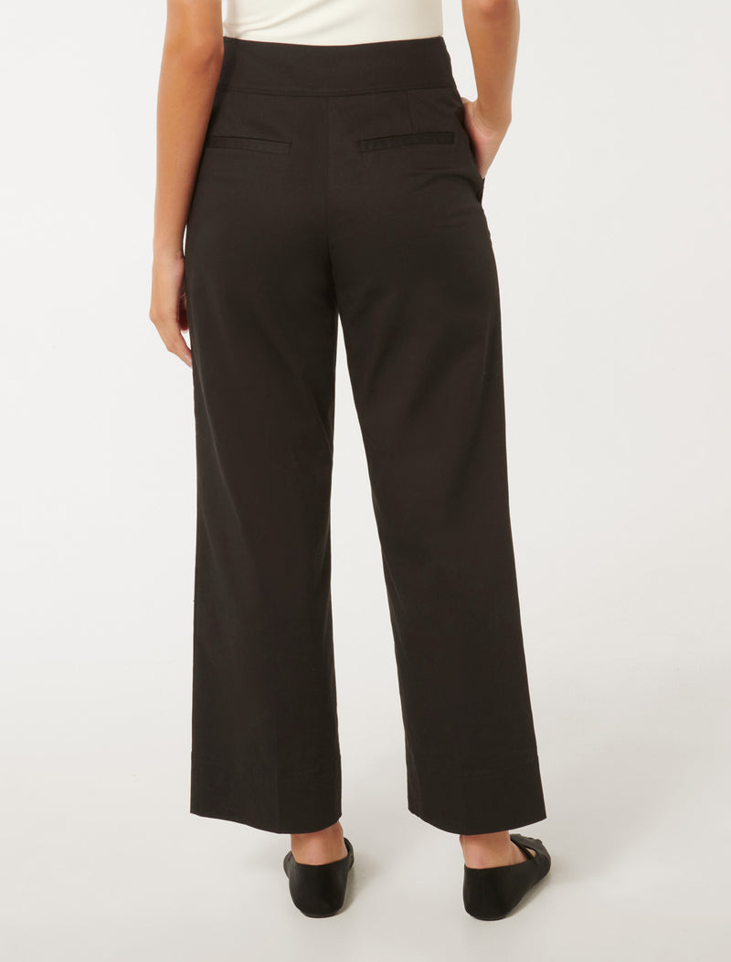 Cassandra Cropped Straight Pants Forever New