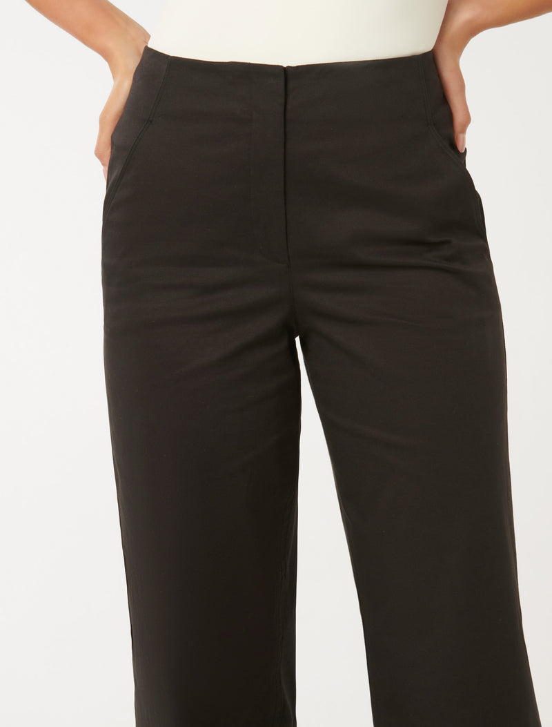 Cassandra Cropped Straight Pants Forever New