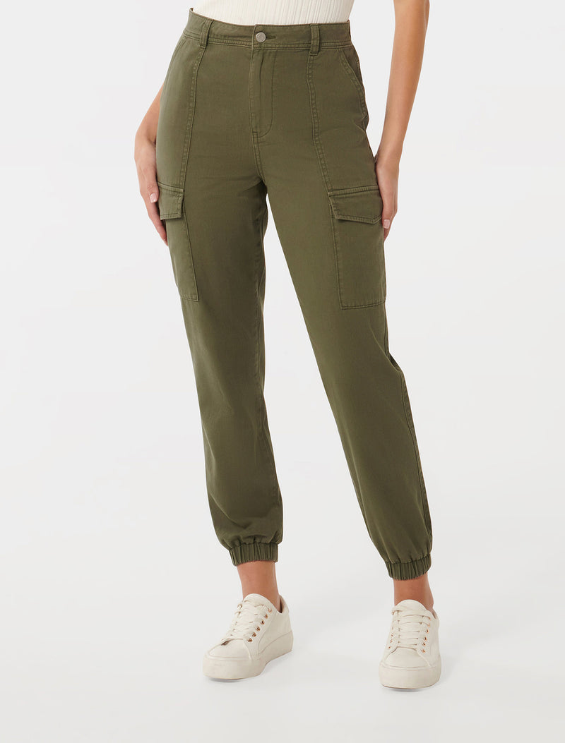 Darcy Cuffed Cargo Pant Jeans Forever New