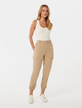 Darcy Cuffed Cargo Pant Jeans Forever New