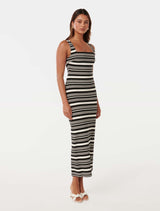 Beverly Square Neck Midi Dress Forever New