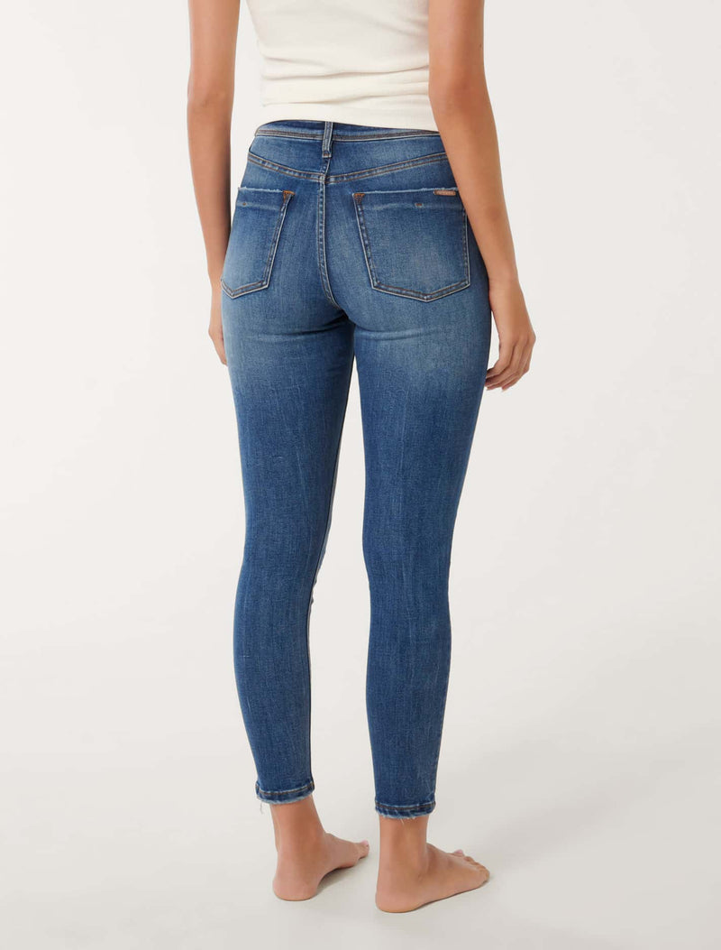 Nala Mid-Rise Skinny Jeans Forever New