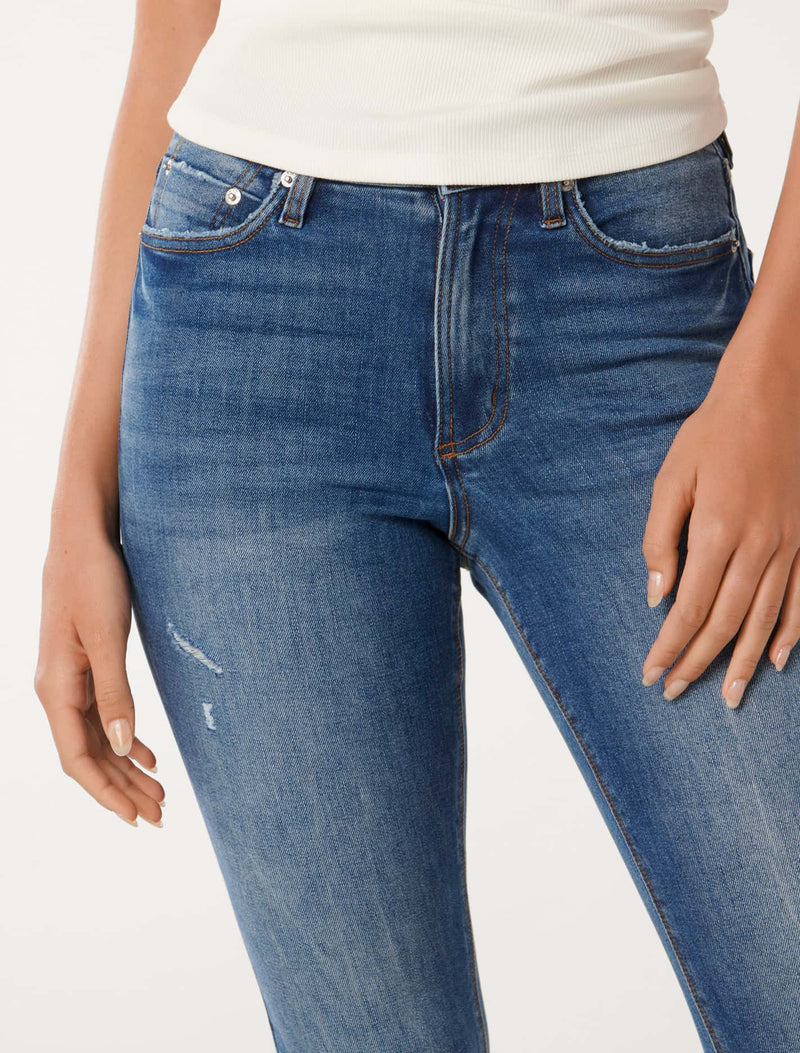 Nala Mid-Rise Skinny Jeans Forever New