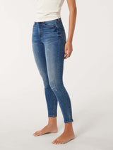 Nala Mid-Rise Skinny Jeans Forever New