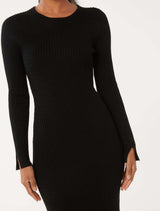 Georgia Petite Crew Neck Dress Forever New