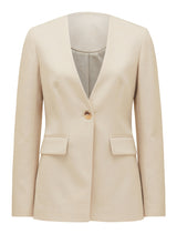 Xena Collarless Blazer Forever New