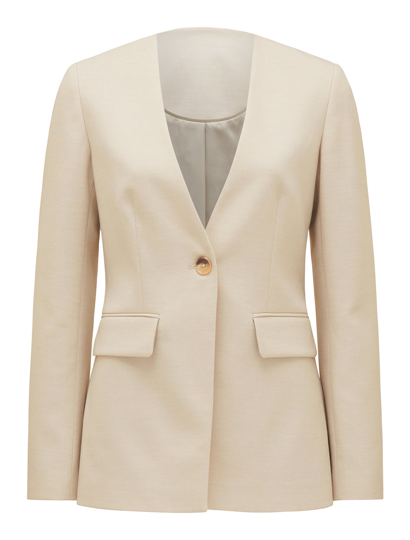 Xena Collarless Blazer Forever New