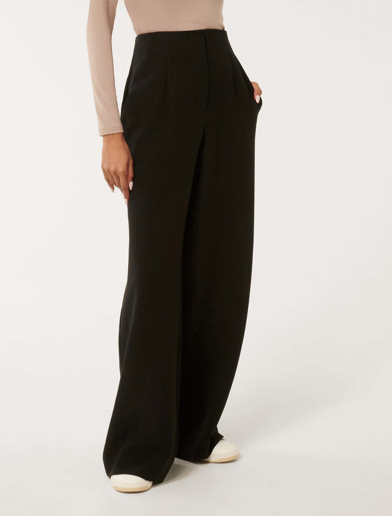 Freya Petite High Waist Wide Leg Pants Forever New