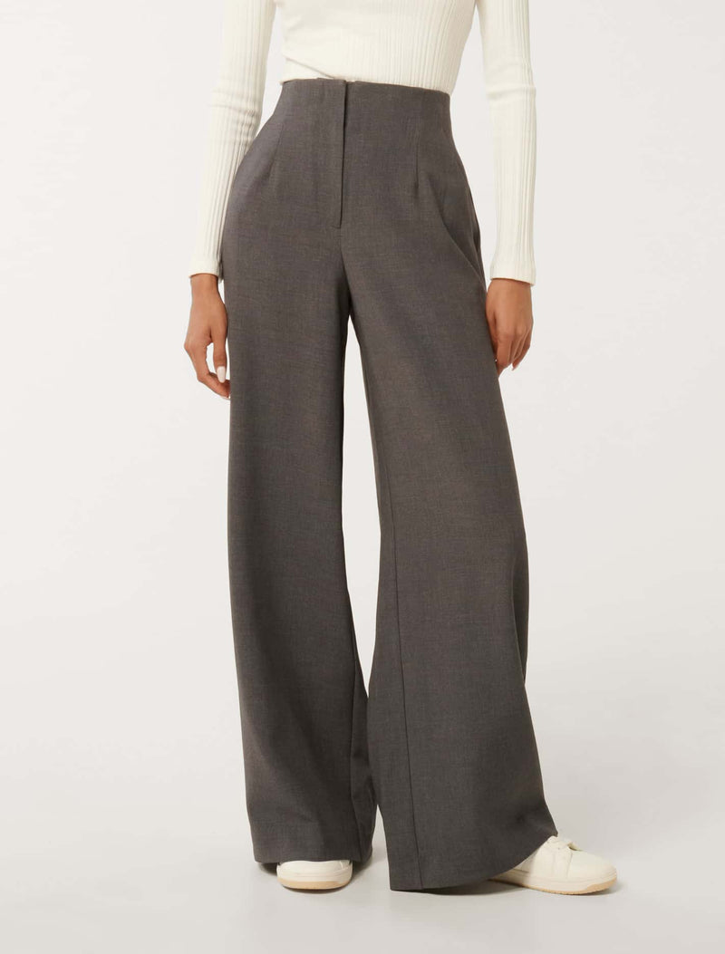 Freya Petite High Waist Wide Leg Pants Forever New