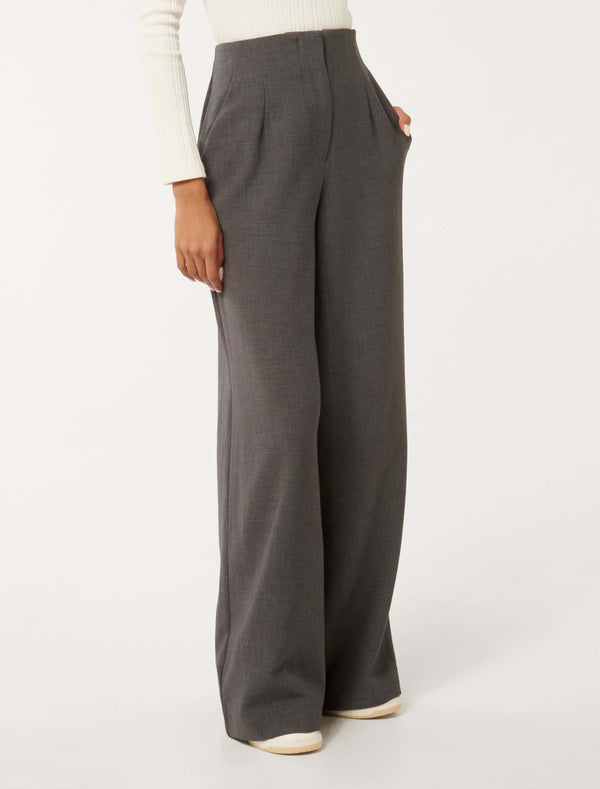 Freya Petite High Waist Wide Leg Pants Forever New