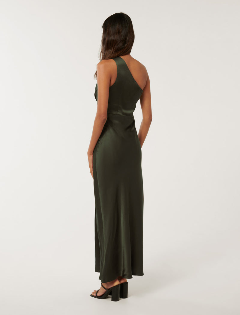 Emily Petite One Shoulder Maxi Dress Forever New