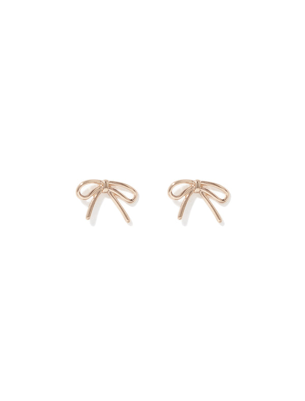 Brooke Bow Metal Earrings Forever New