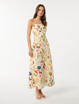 Flora Drop Waist Maxi Dress Forever New