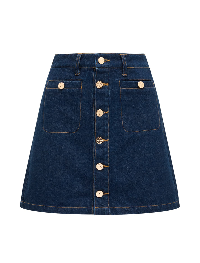 Ashley Denim Mini Skirt Forever New