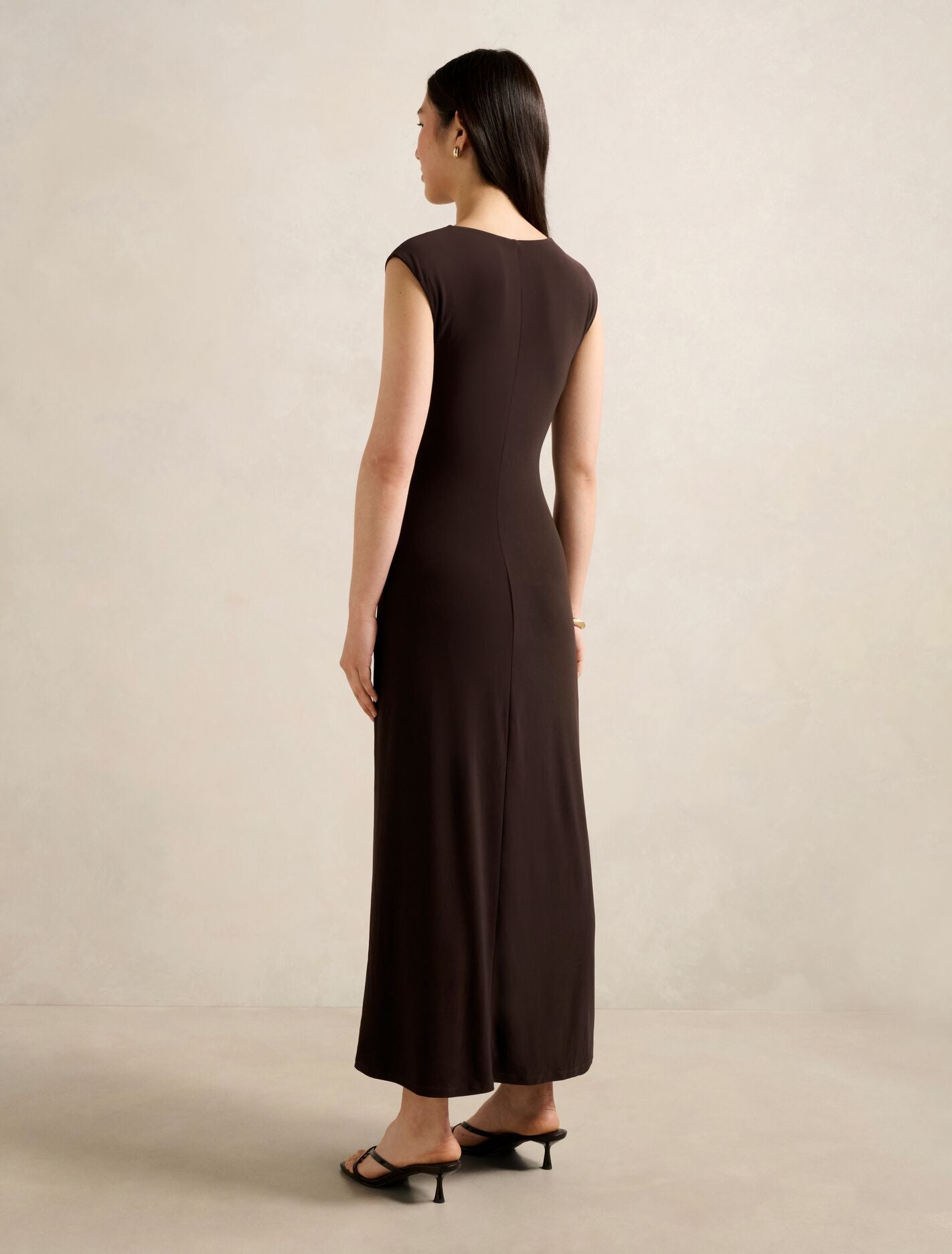 Carrie Draped Bodycon Midi Dress Forever New