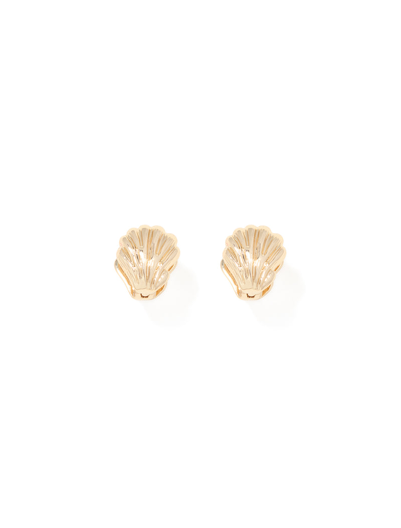 Sabrina Shell Clasp Earrings Forever New