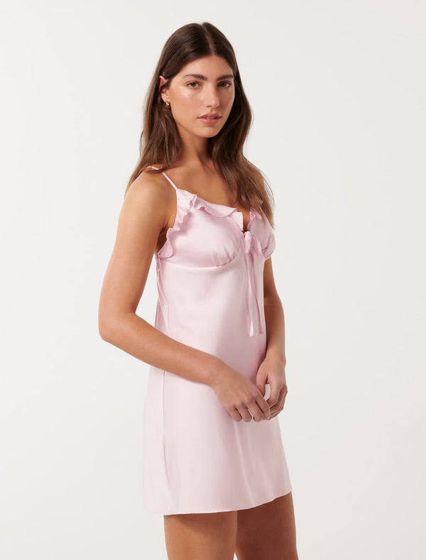 Evelina A-Line Ruffle Slip Forever New