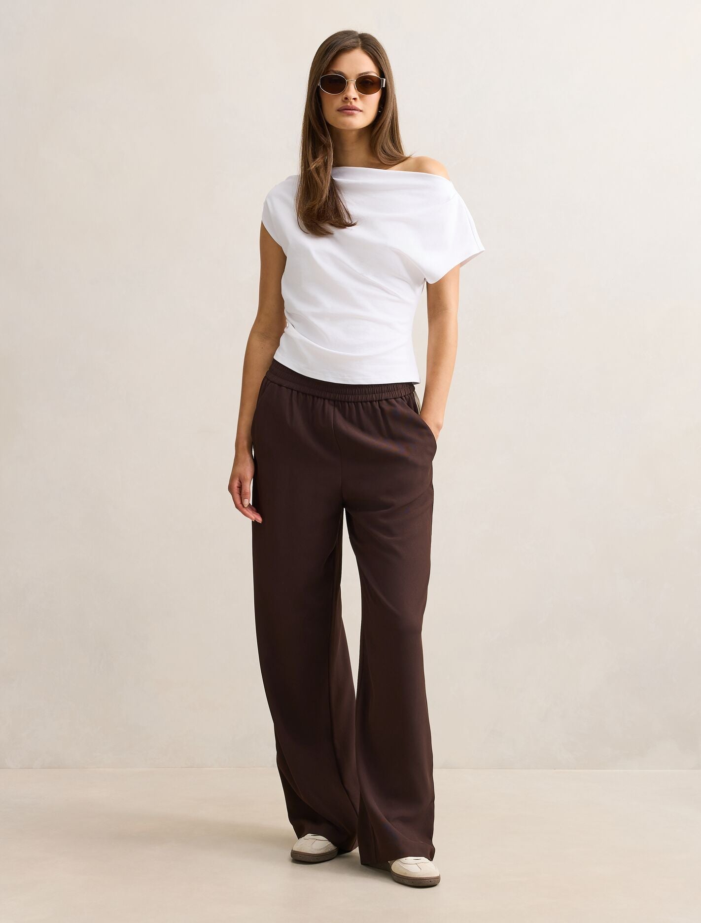 Aleyna Side Stripe Wide Leg Pants Forever New
