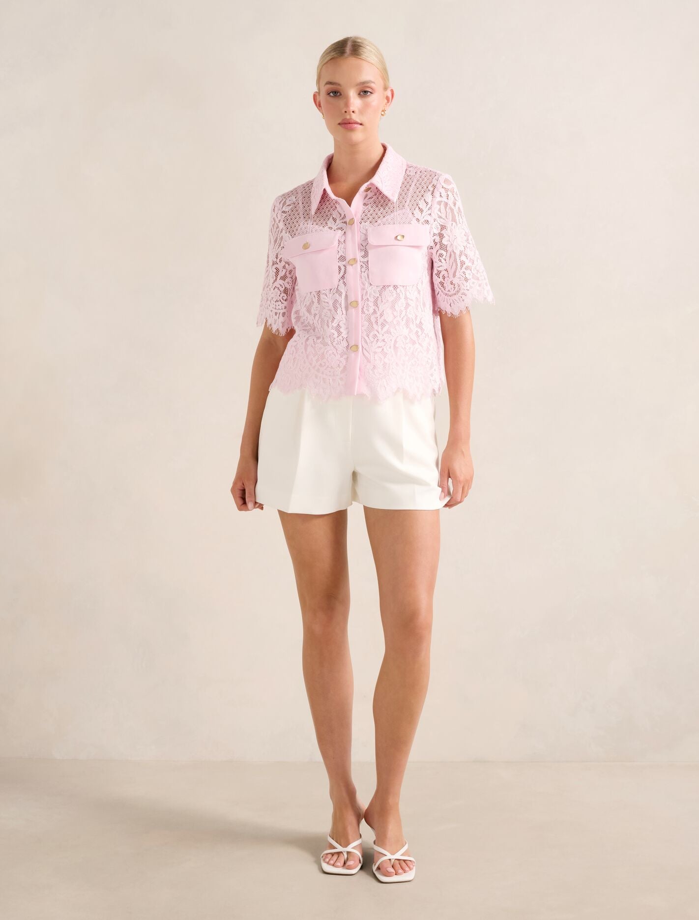 Lola Lace Shirt Forever New