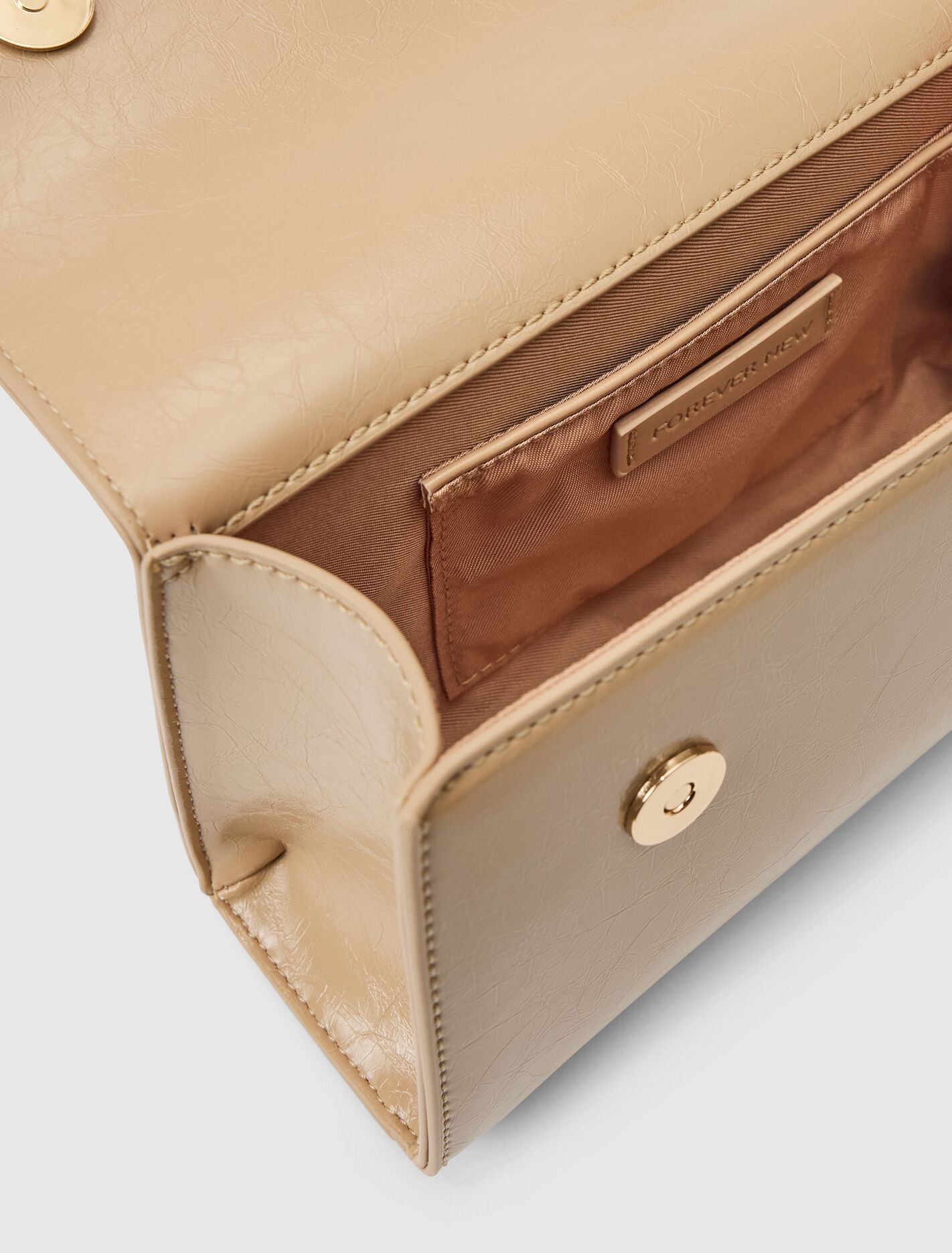 Liana Lock Detail Top Handle Bag Forever New