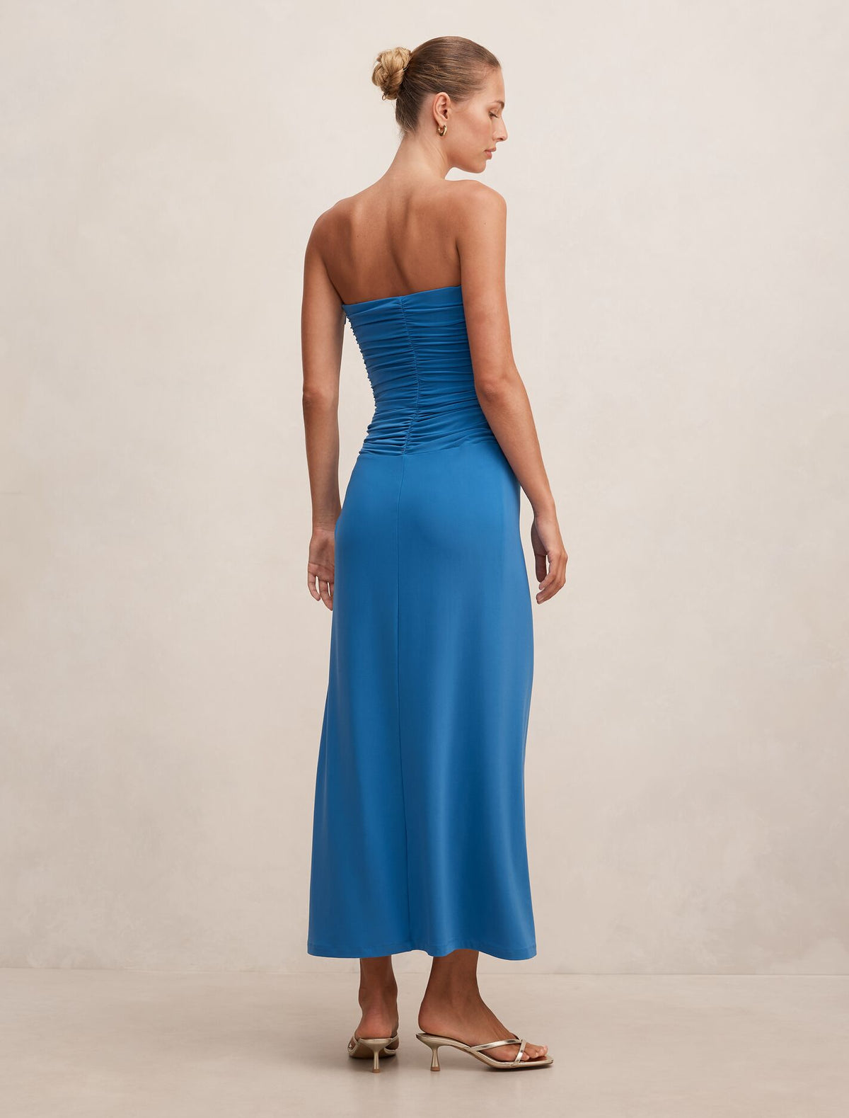 Keely Strapless Jersey Maxi Dress Forever New