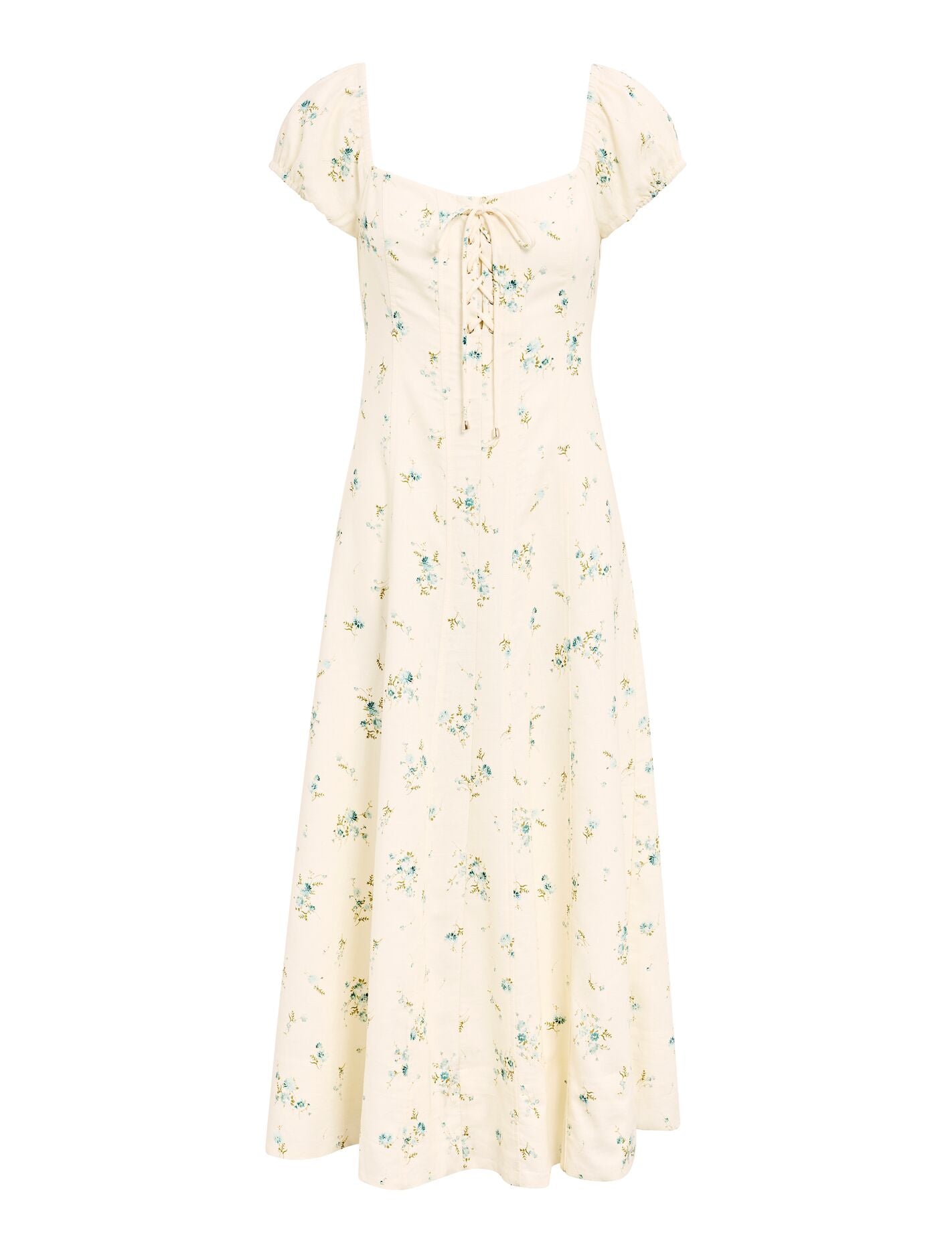 Sallie Tie Front Midi Dress Forever New