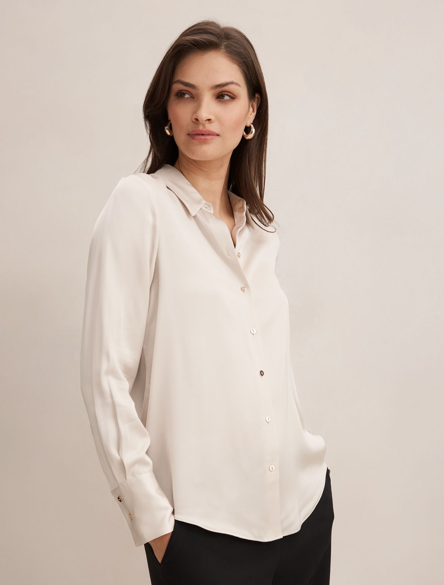 Coco Satin Shirt Forever New