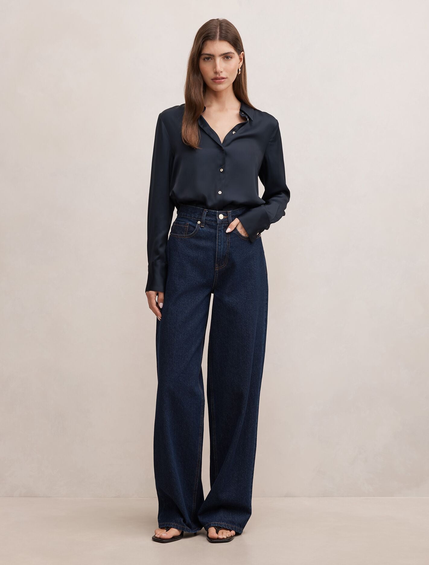 Coco Satin Shirt Forever New
